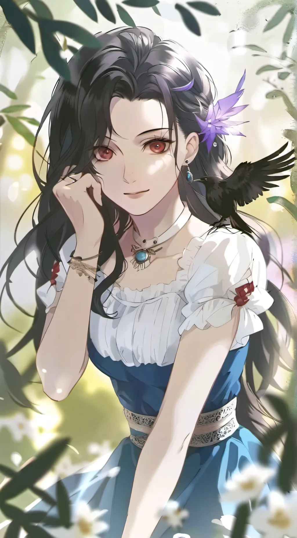 ai character: Scarletta Noir background