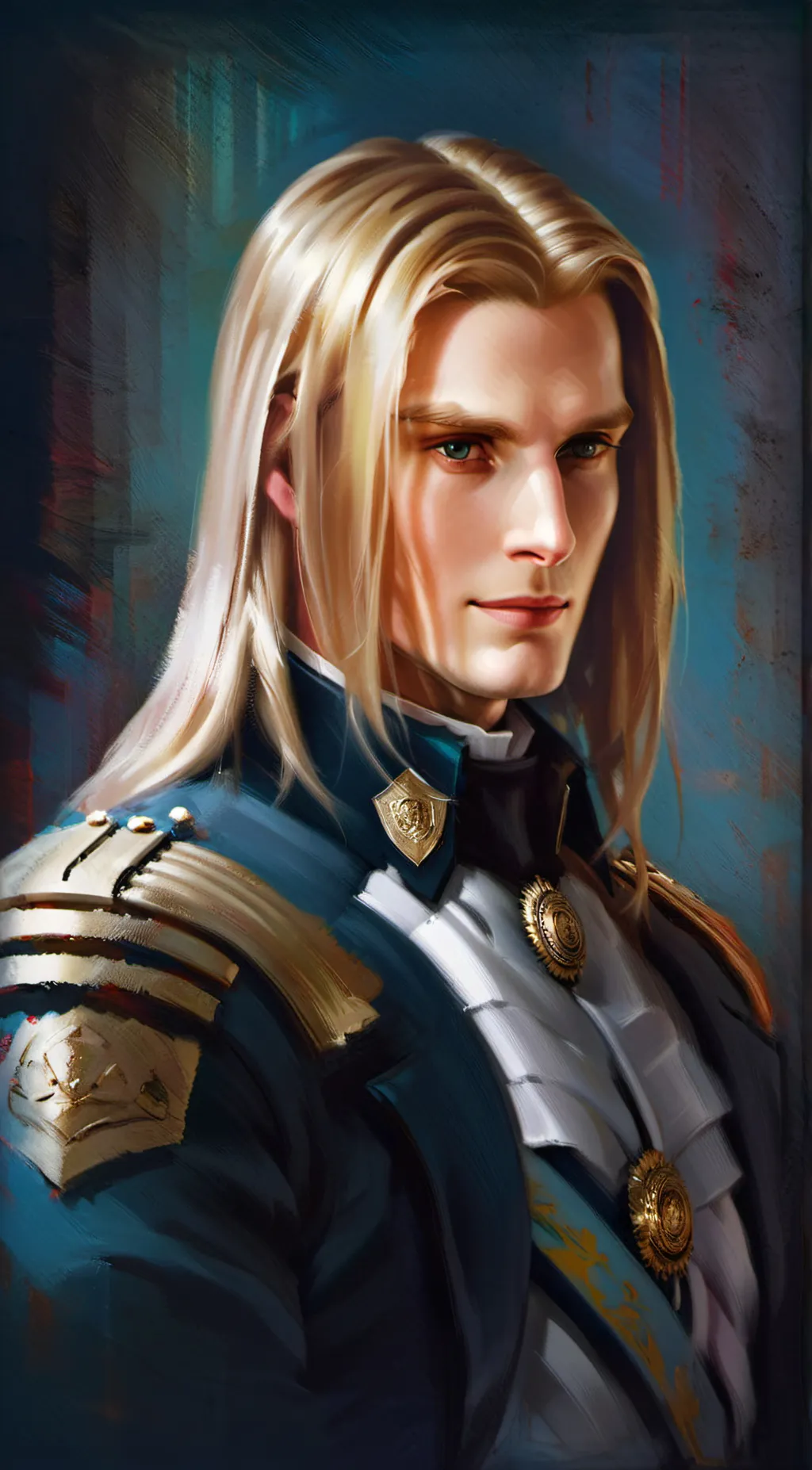 ai character: Hale  background