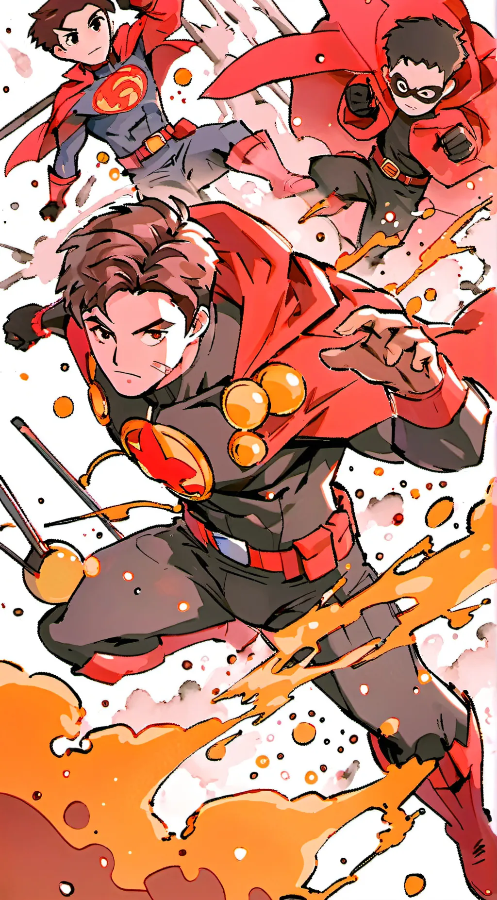 ai character: teen titans background
