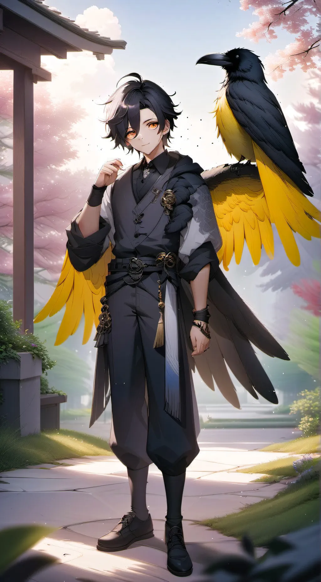 ai character: quackity background