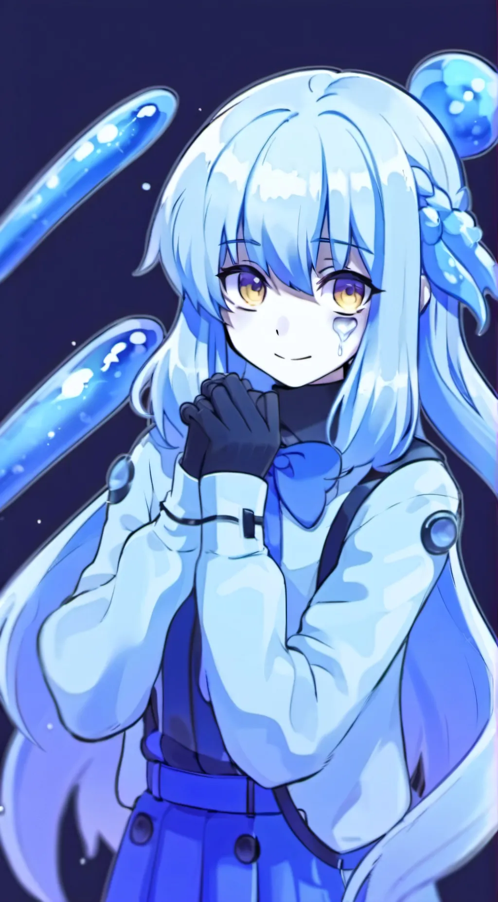 ai character: Giantess slime background