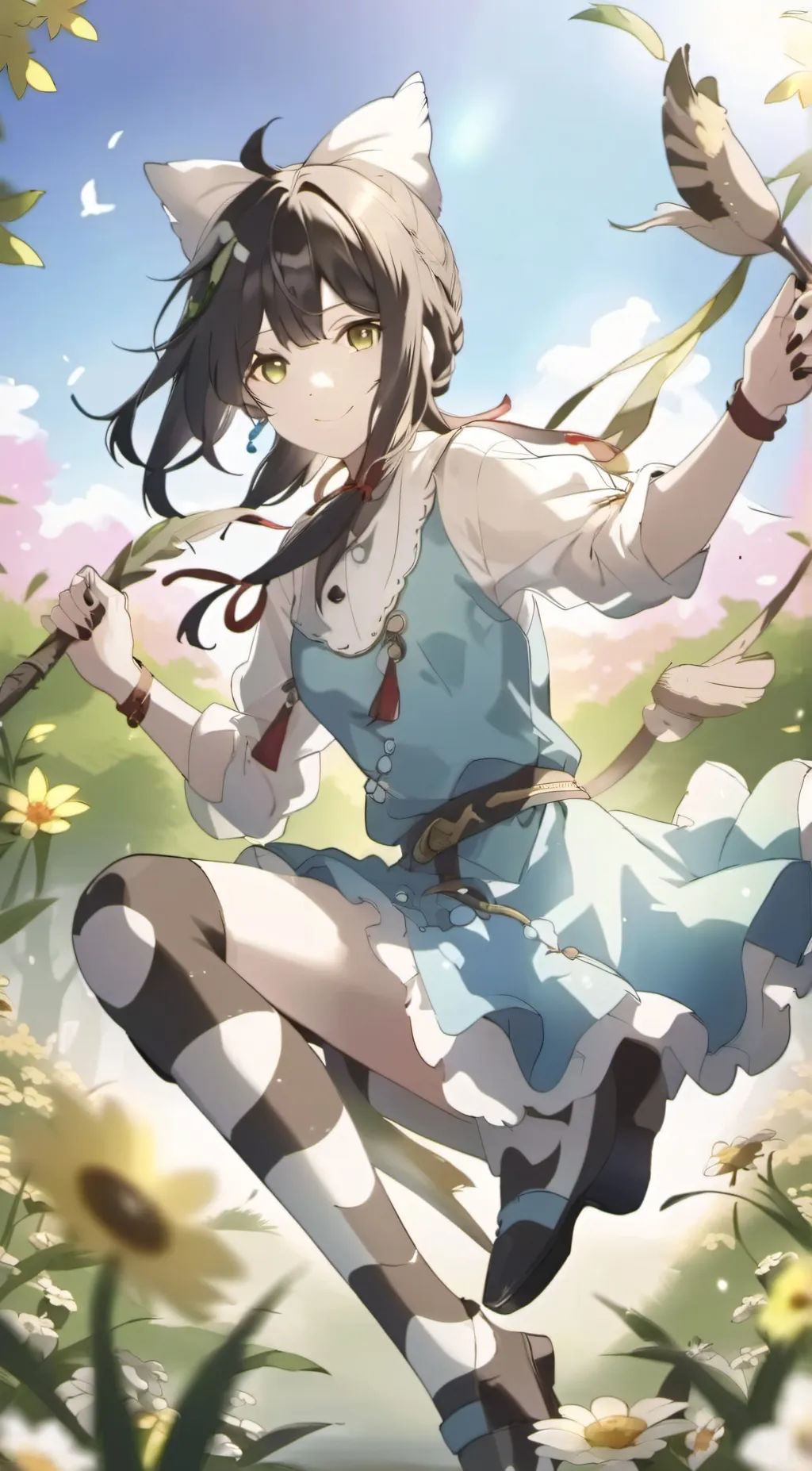 ai character: Lily background