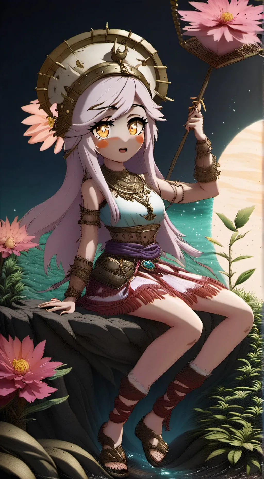 ai character: Leah background