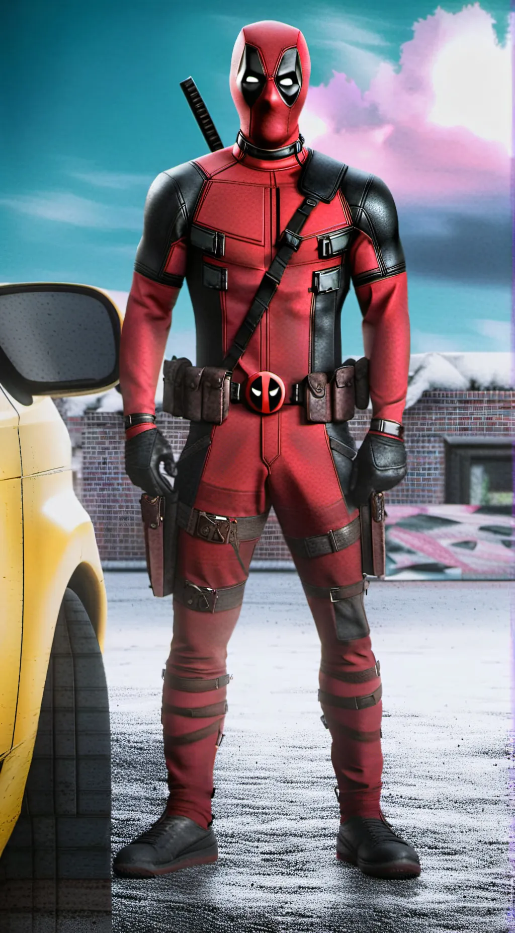 ai character: Deadpool  background