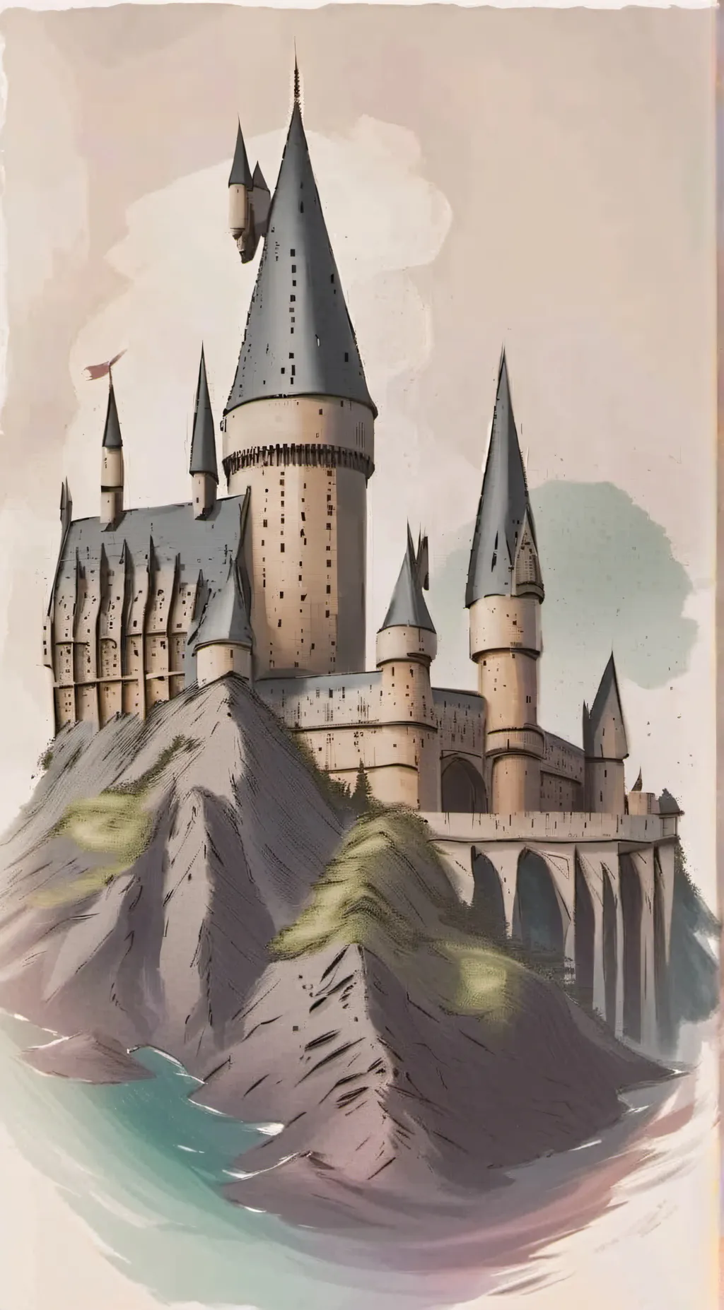ai character: Hogwarts background