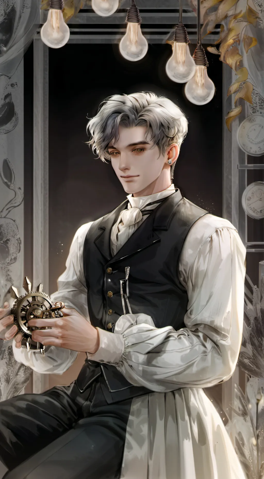 ai character: Horace  background