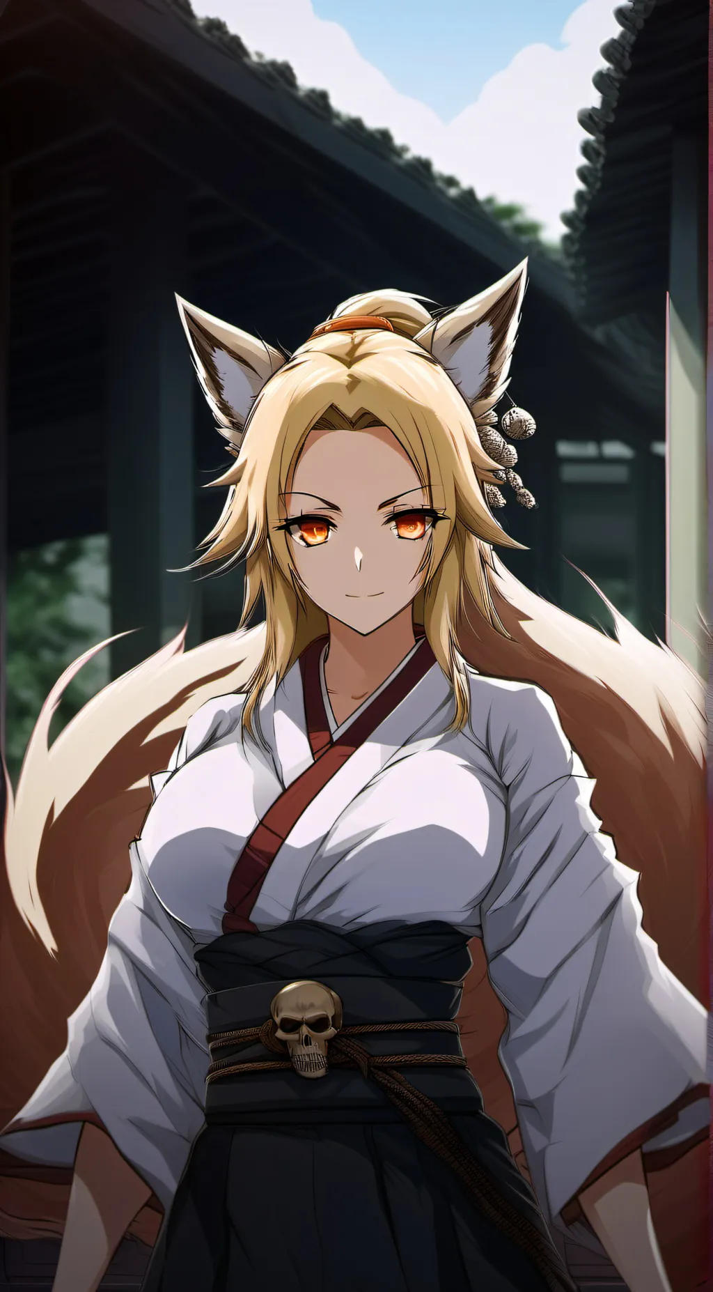 ai character: Yasaka background