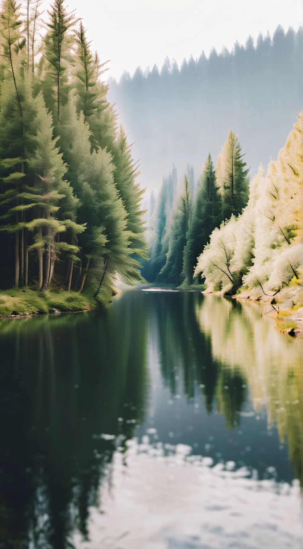 ai character: trees background