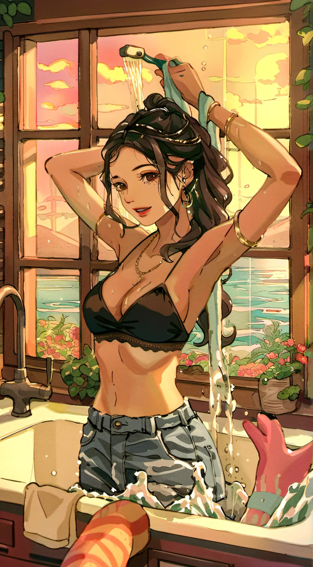 ai character: abella danger background