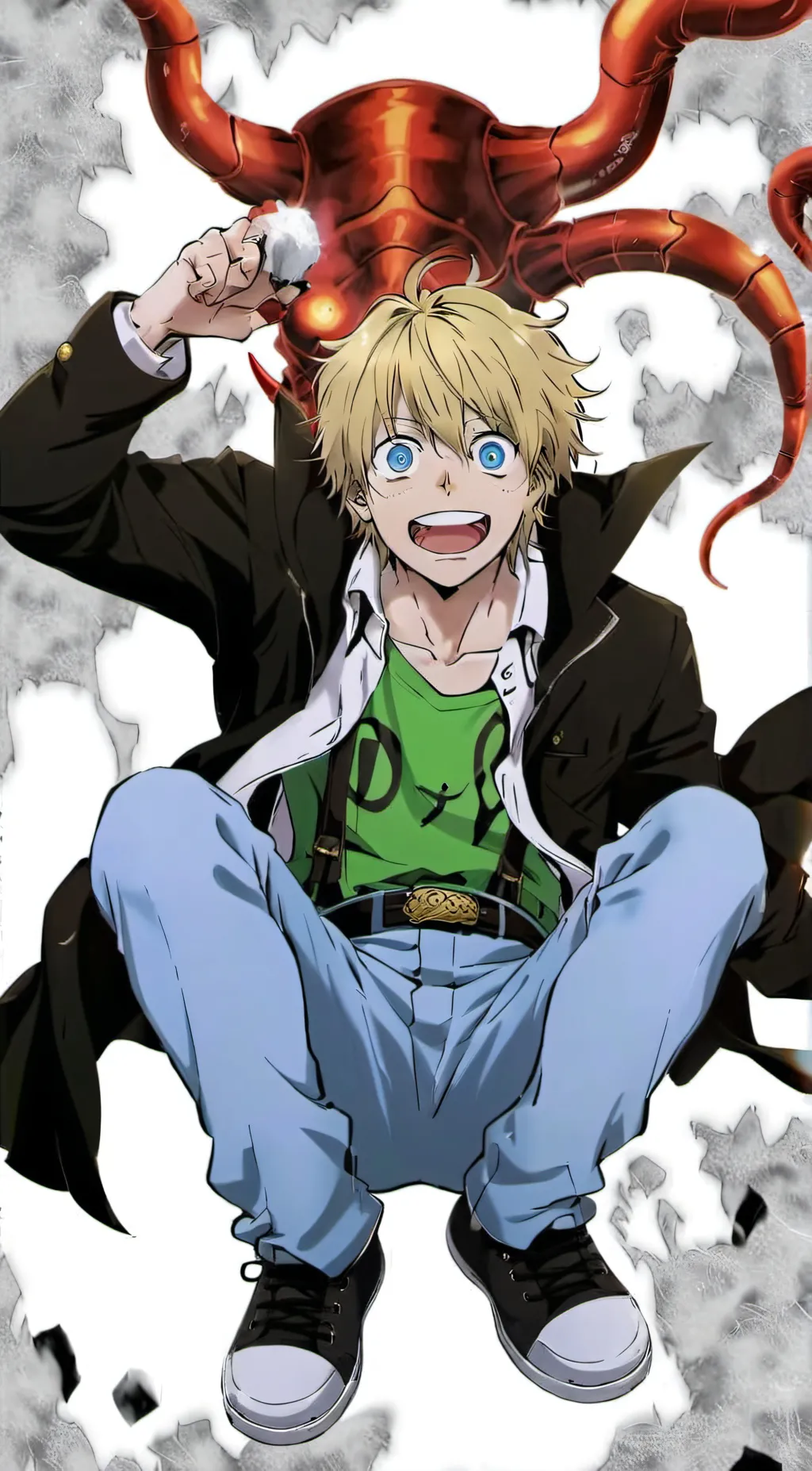 ai character: DOROHEDORO  background