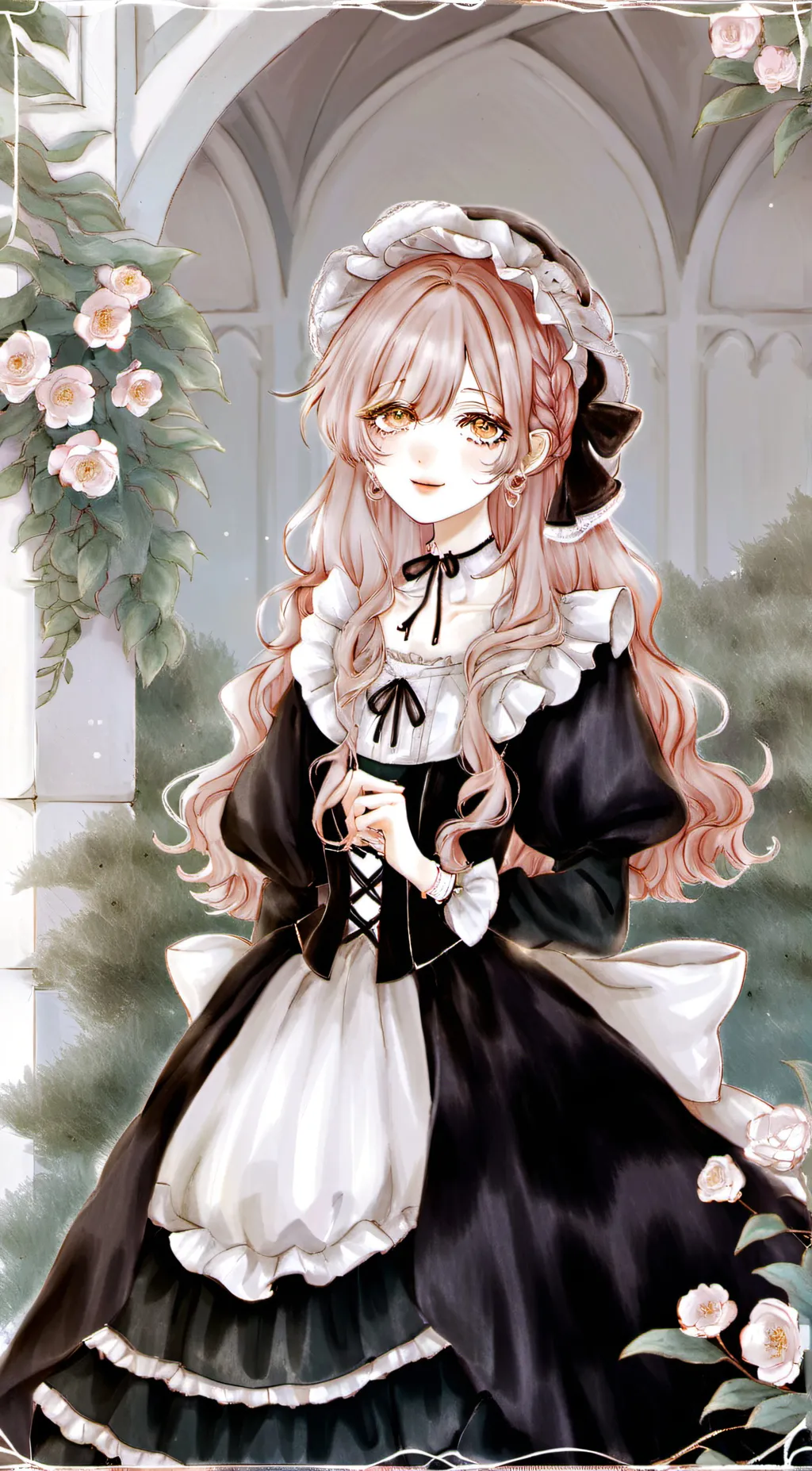 ai character: mide background