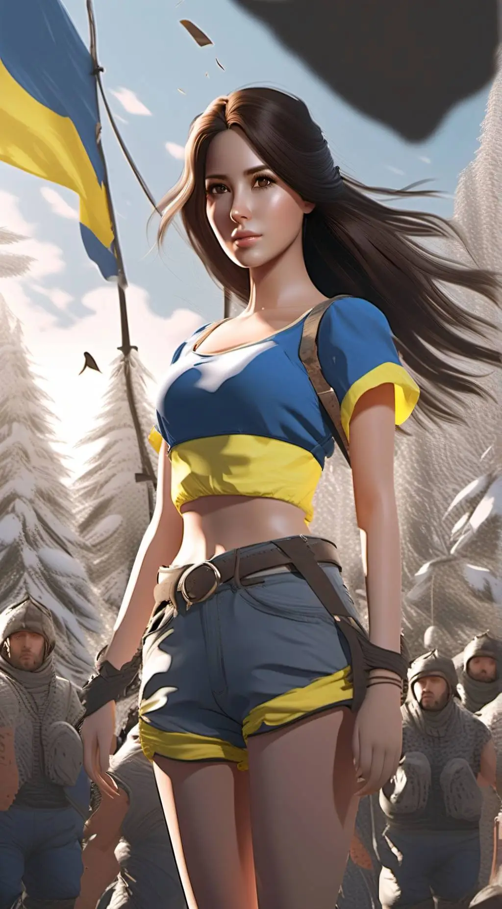 ai character: Glory background