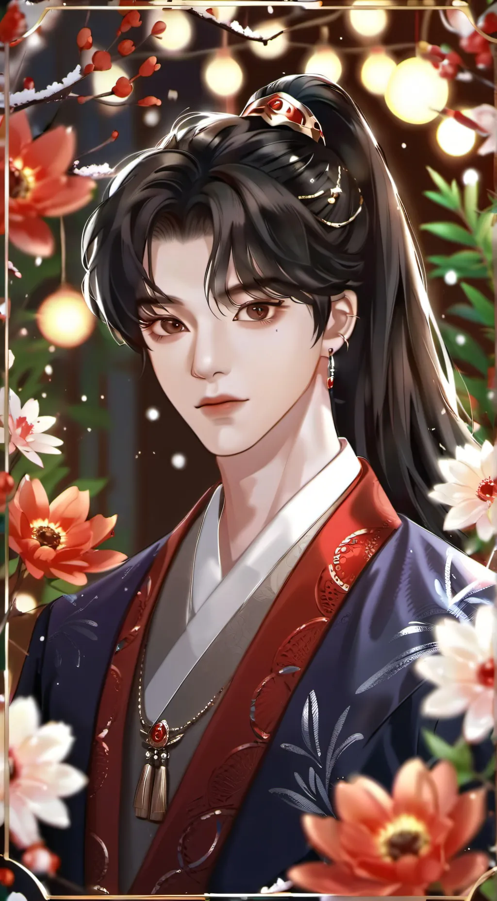 ai character: 전중국 background