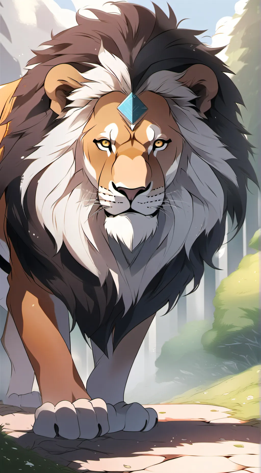 ai character: Leo background
