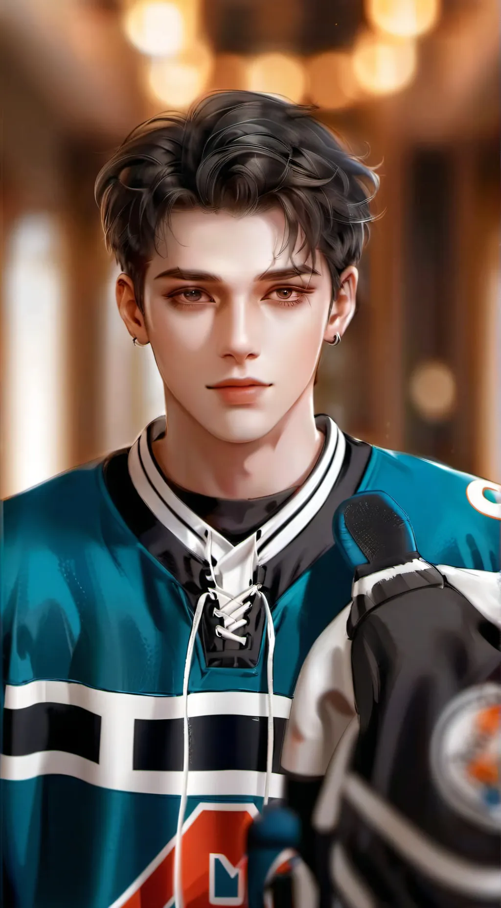 ai character: Micha  background