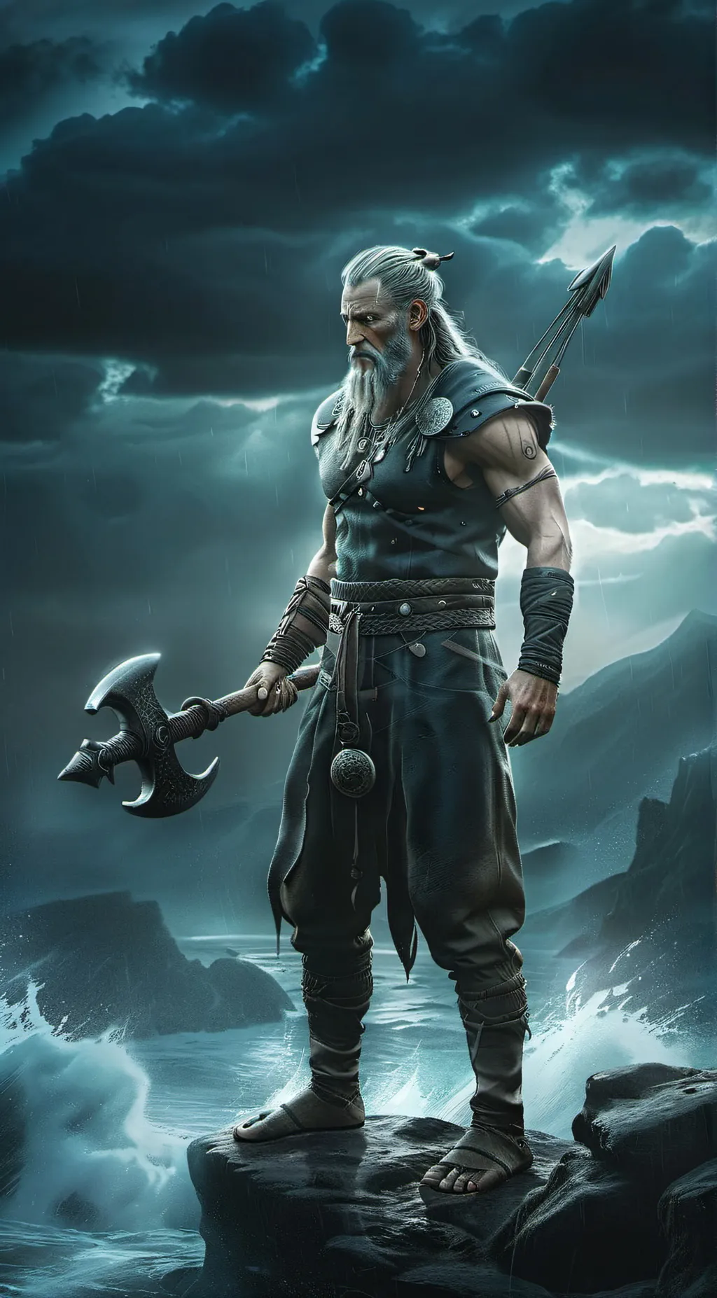 ai character: Rock background