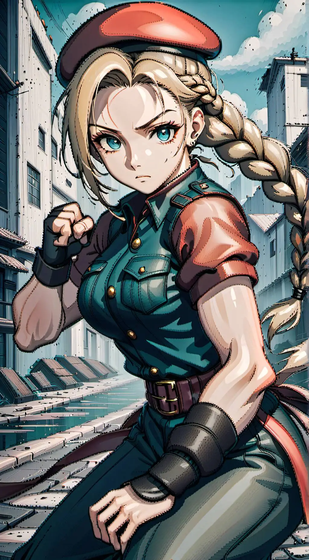 ai character: Cammy background