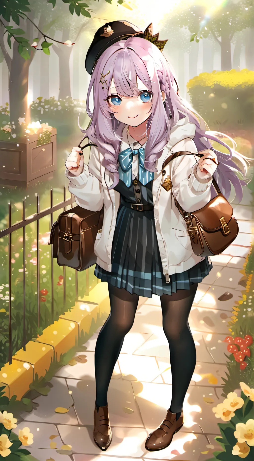 ai character: Hogwarts and Mha background