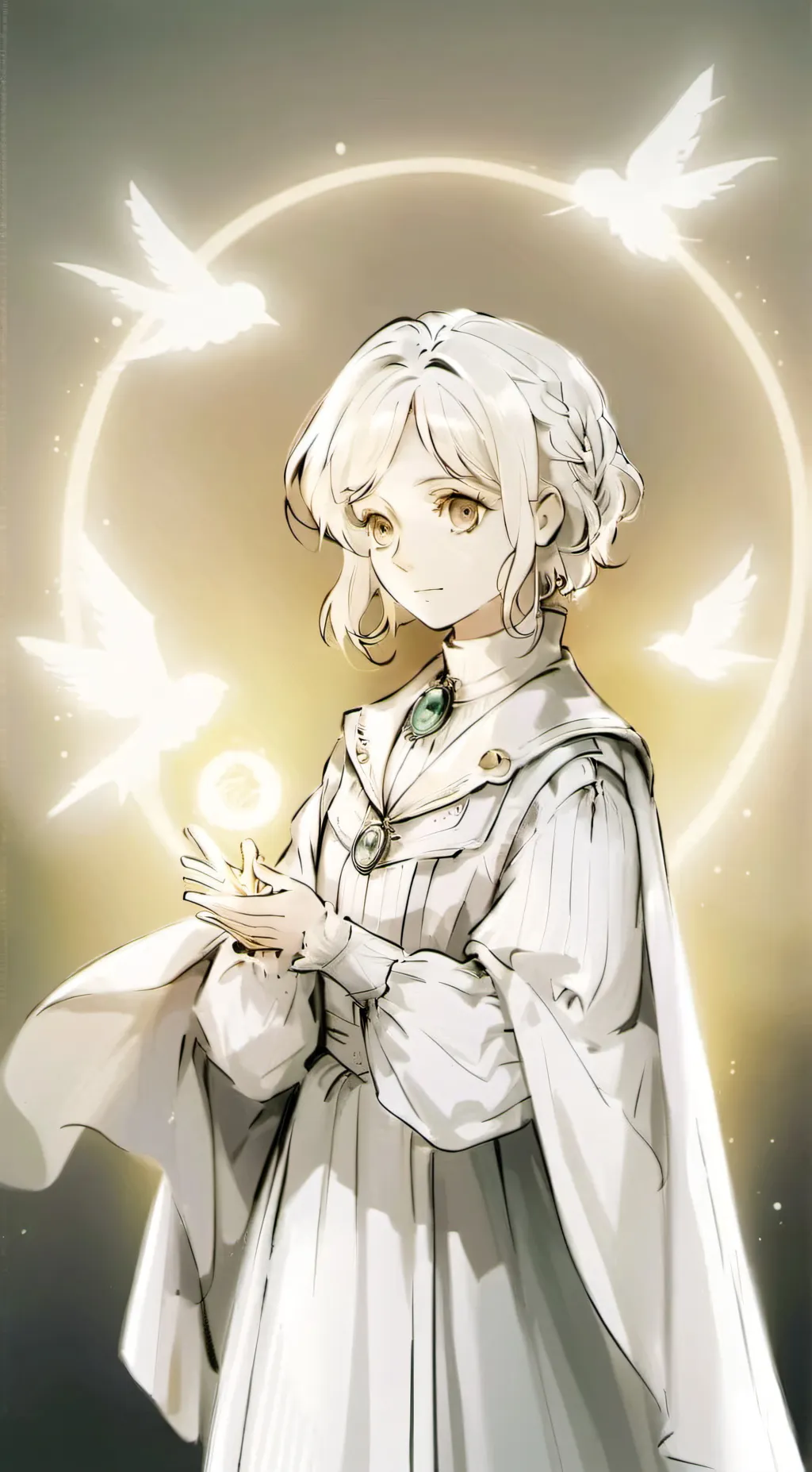 ai character: Aurora lions  background