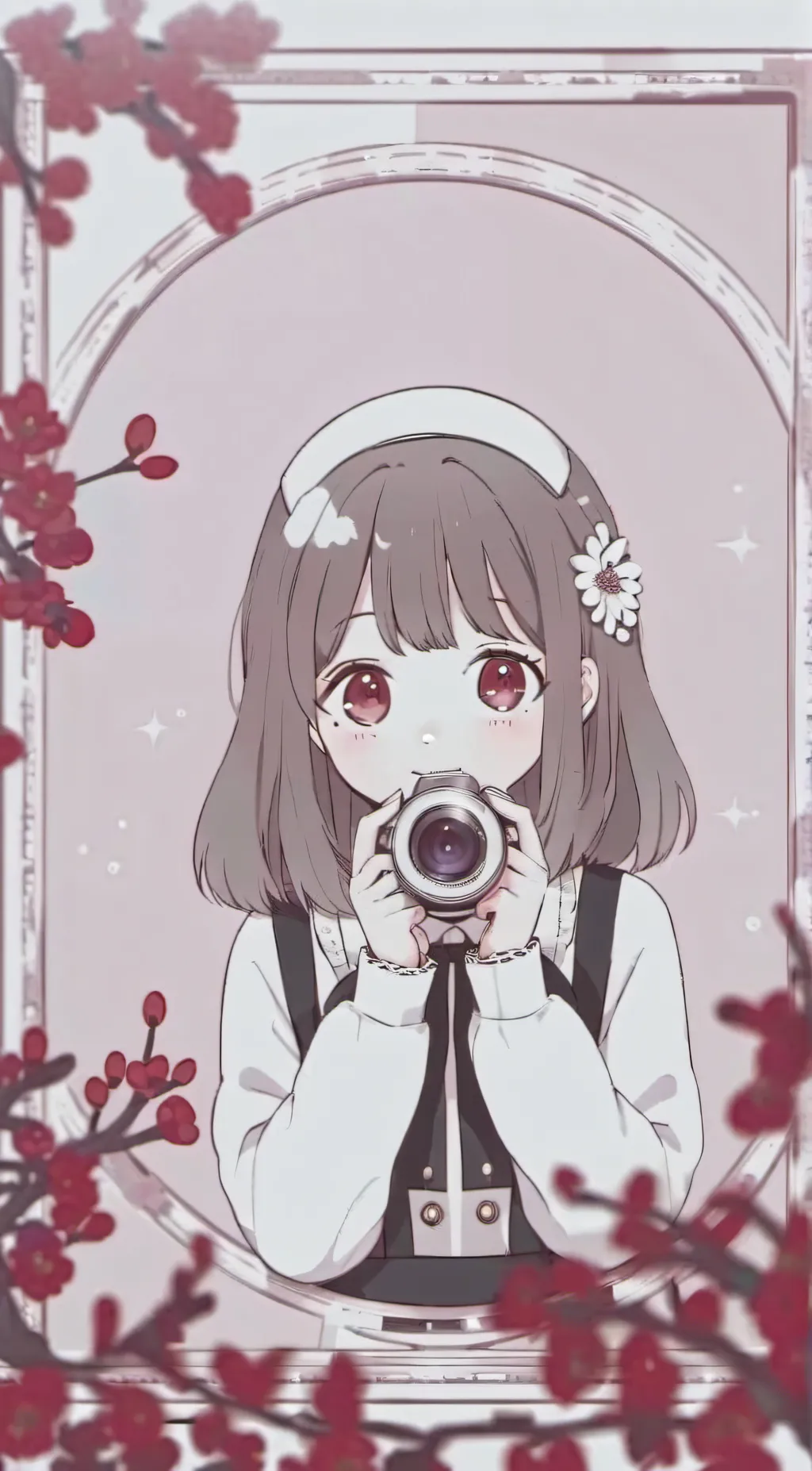 ai character: Blossom background