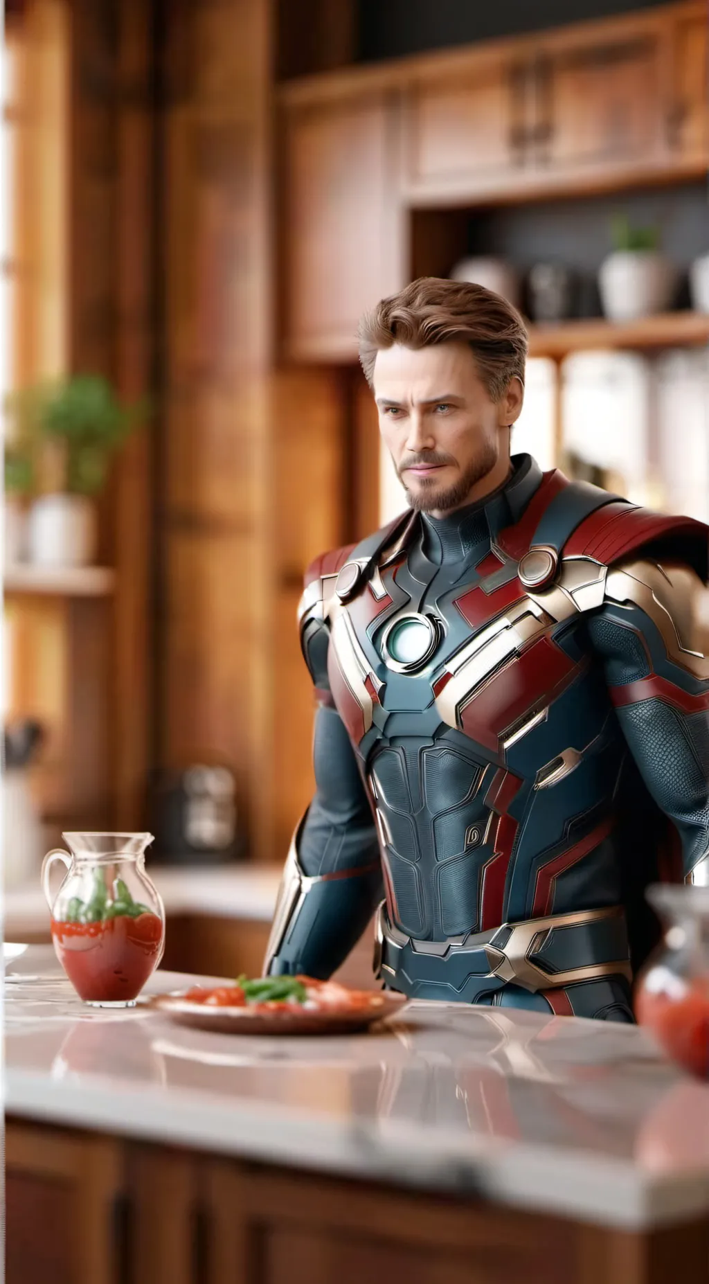 ai character: Avengers background