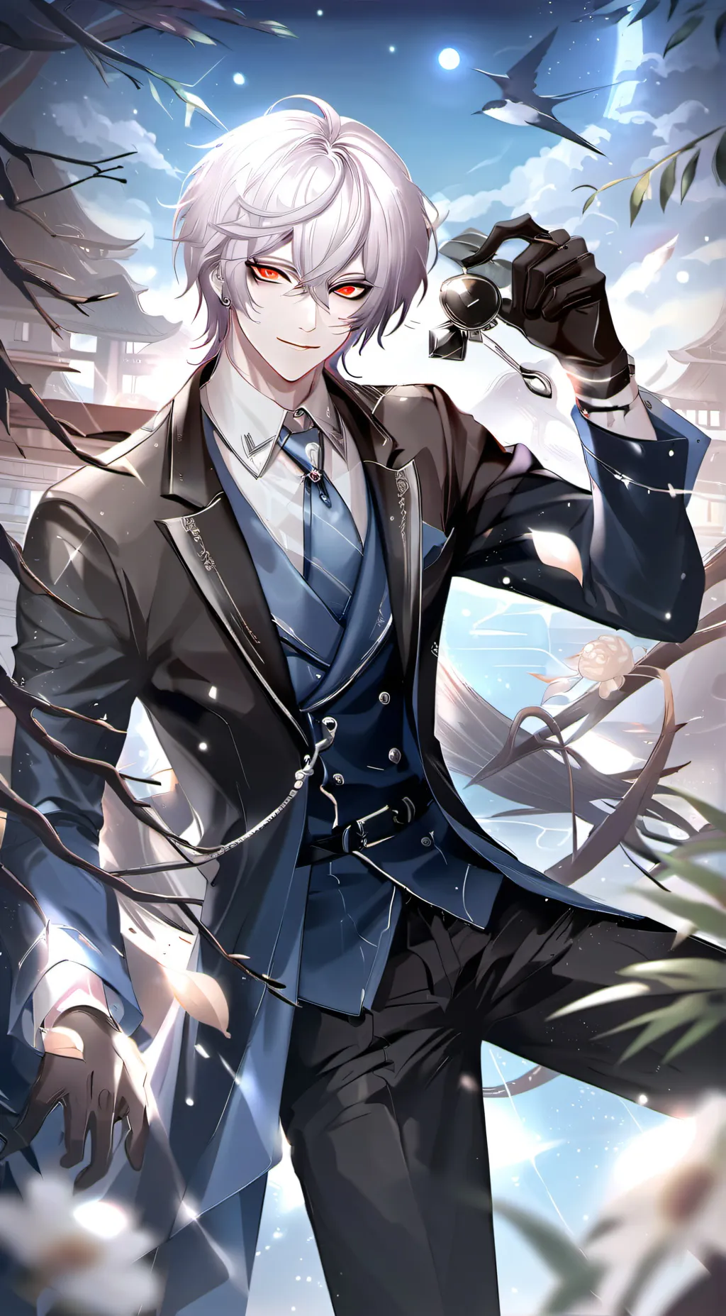 ai character: Zian Prince Adult• background