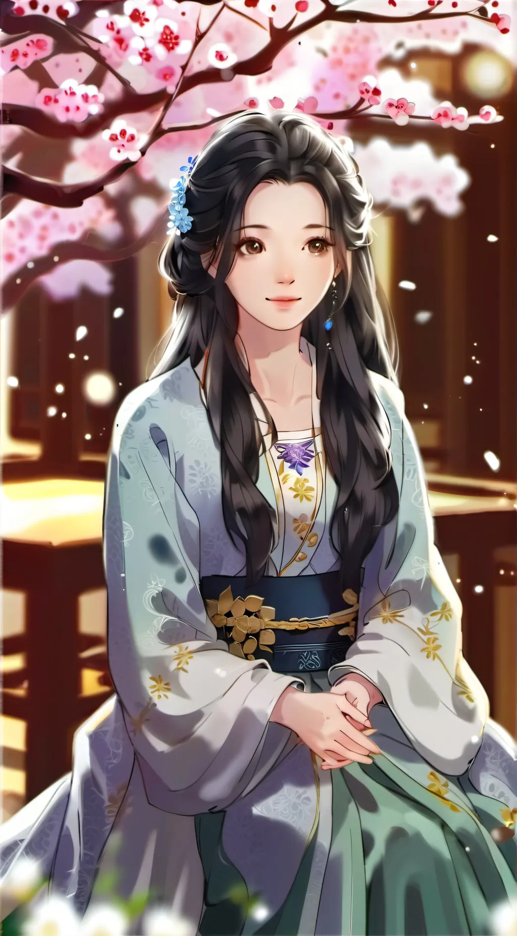 ai character: Cherry background