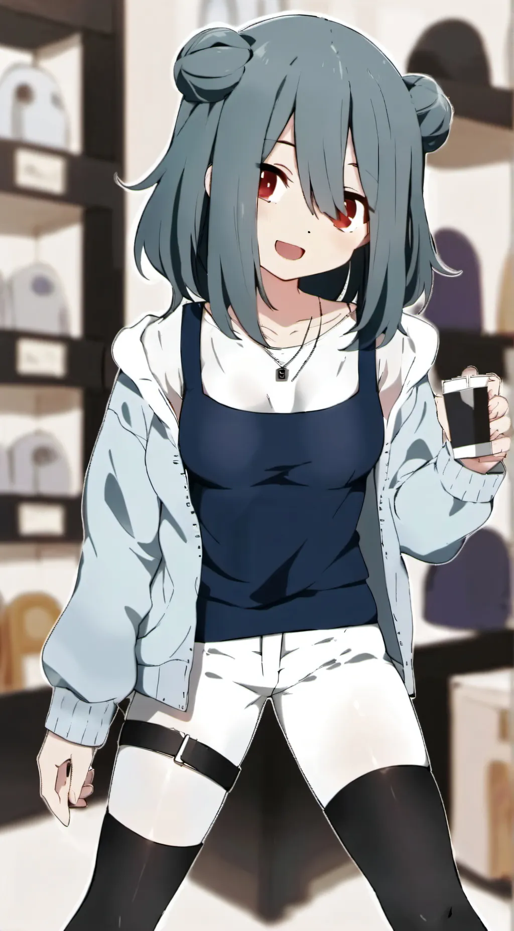 ai character: Mint background