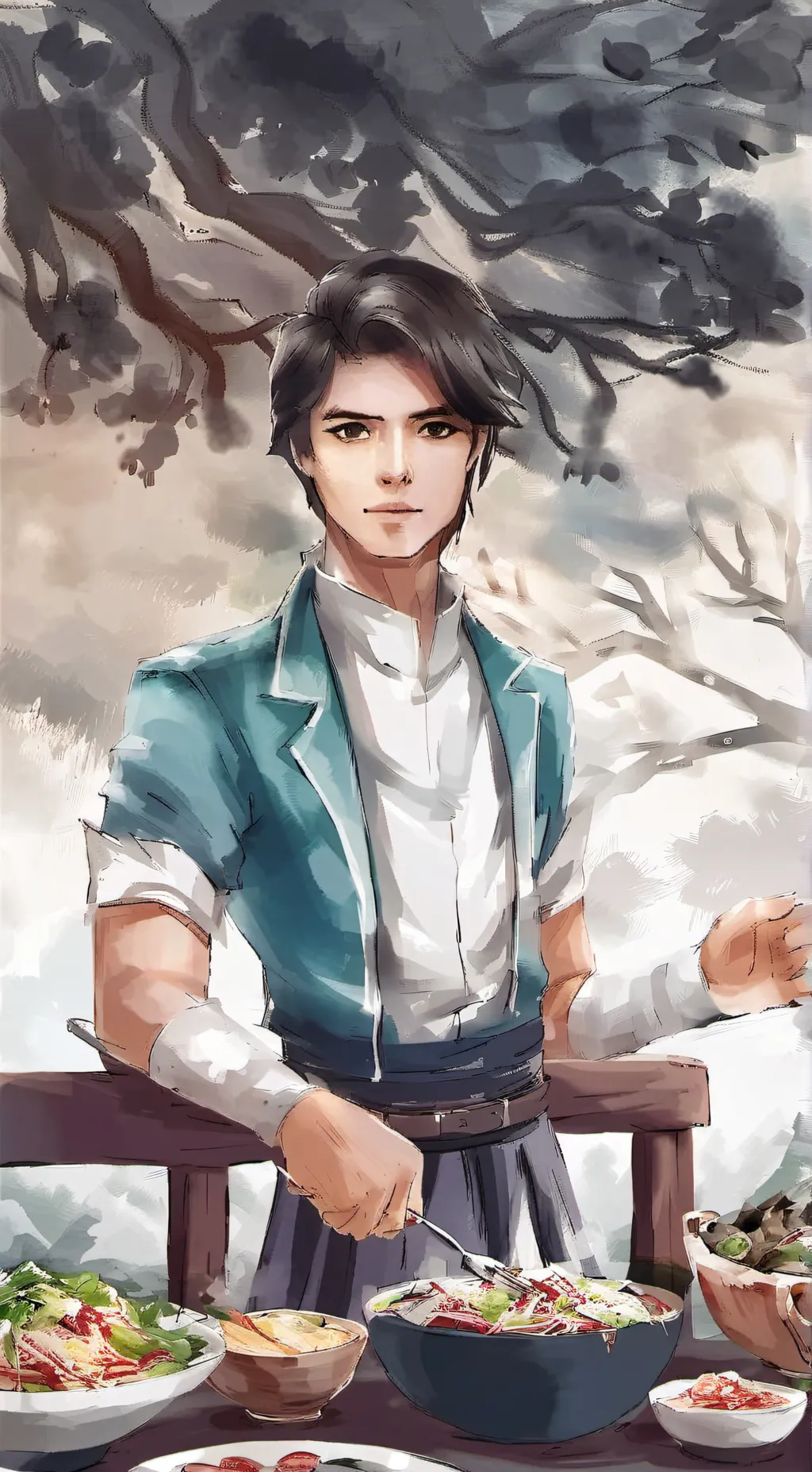 ai character: Bhen background