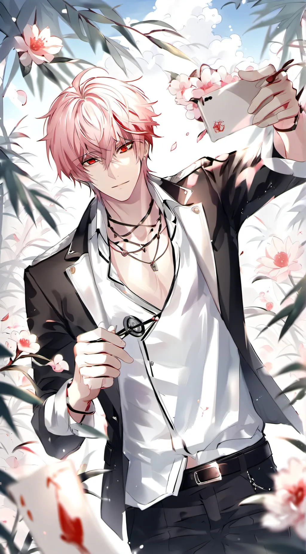 ai character: Shoto Todoroki background