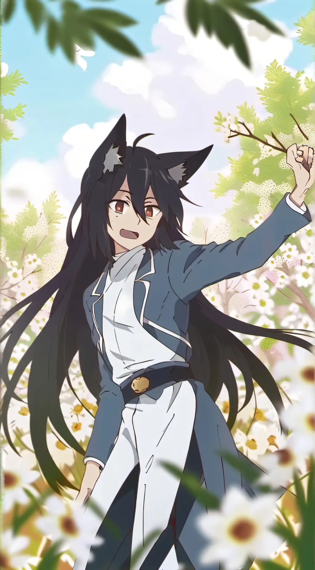 ai character: miss circle  background