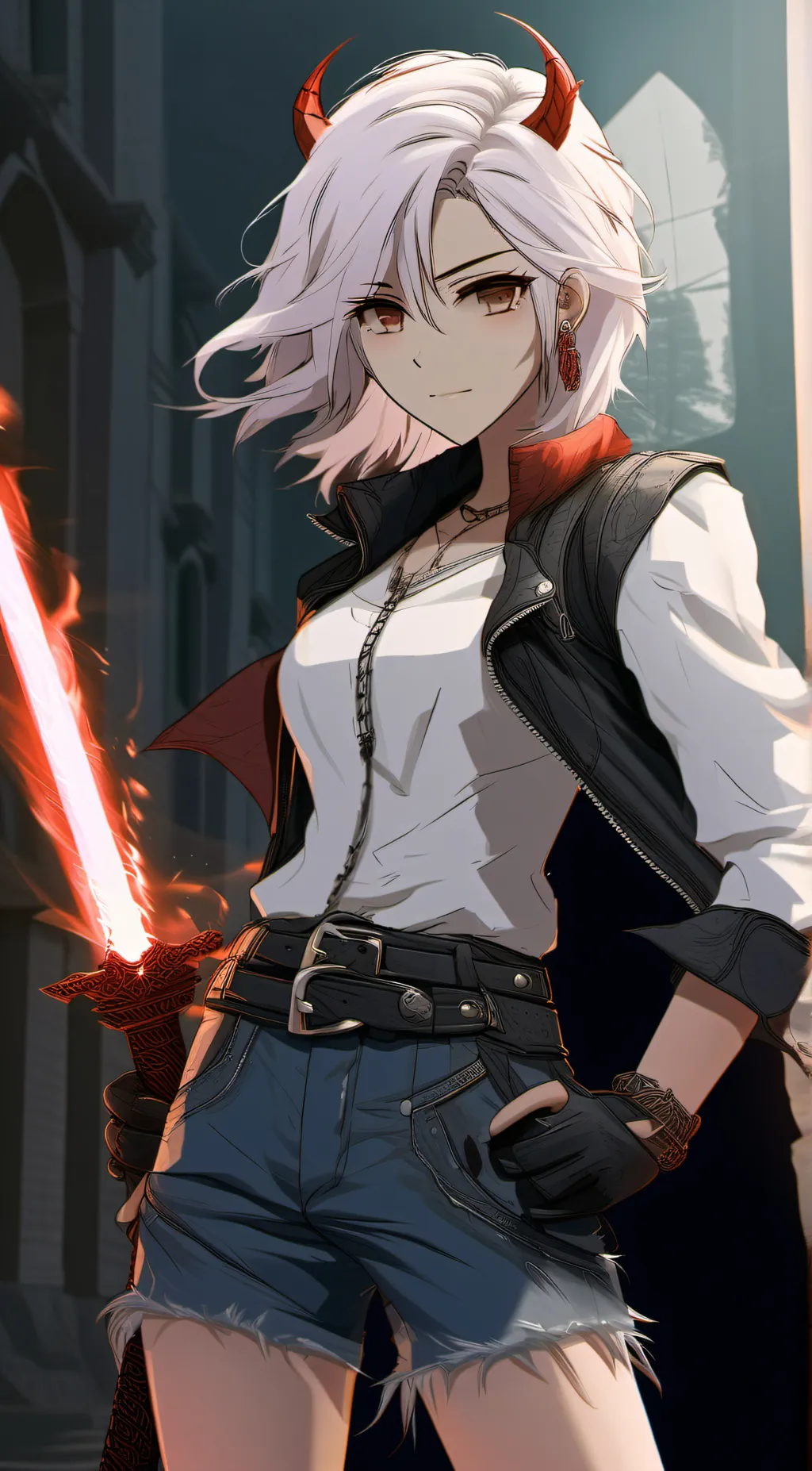 ai character: Anz The Faded Star background