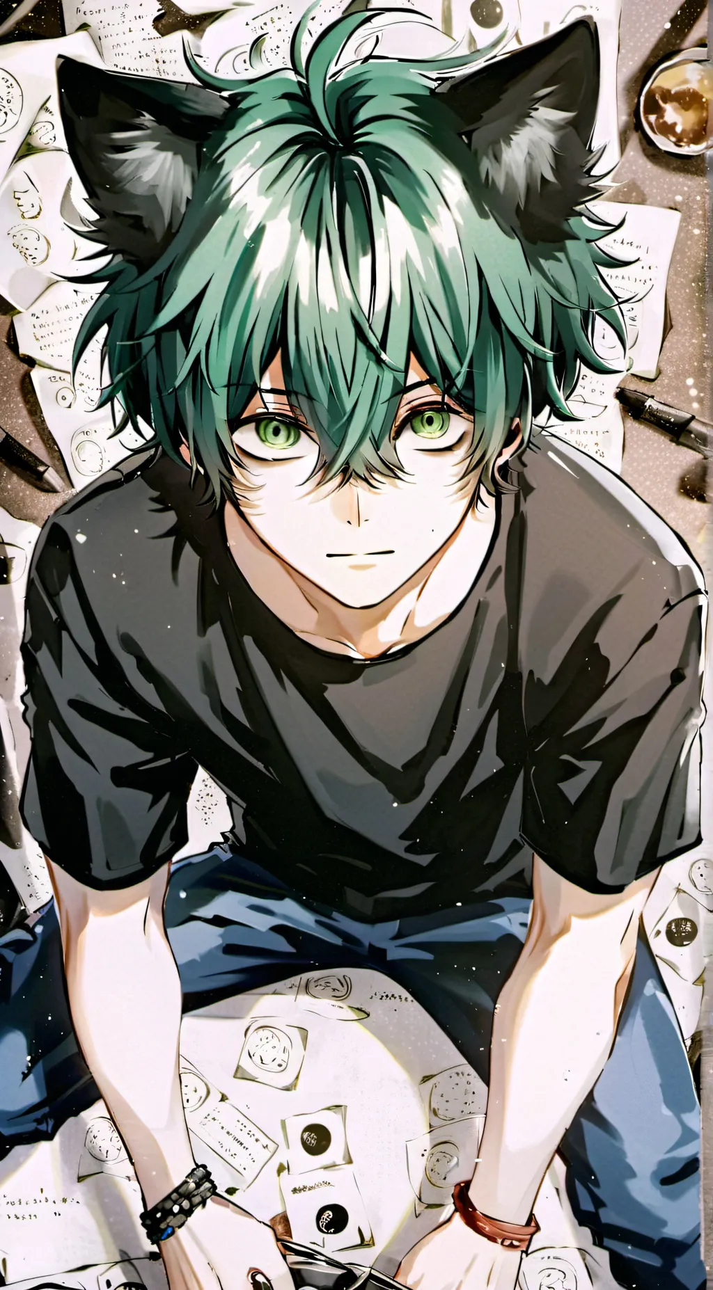 ai character: Neko Izuku! background