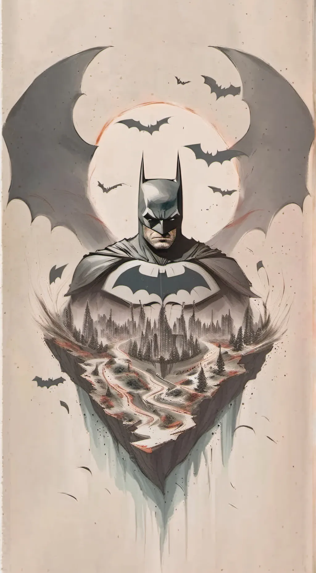 ai character: Batman background