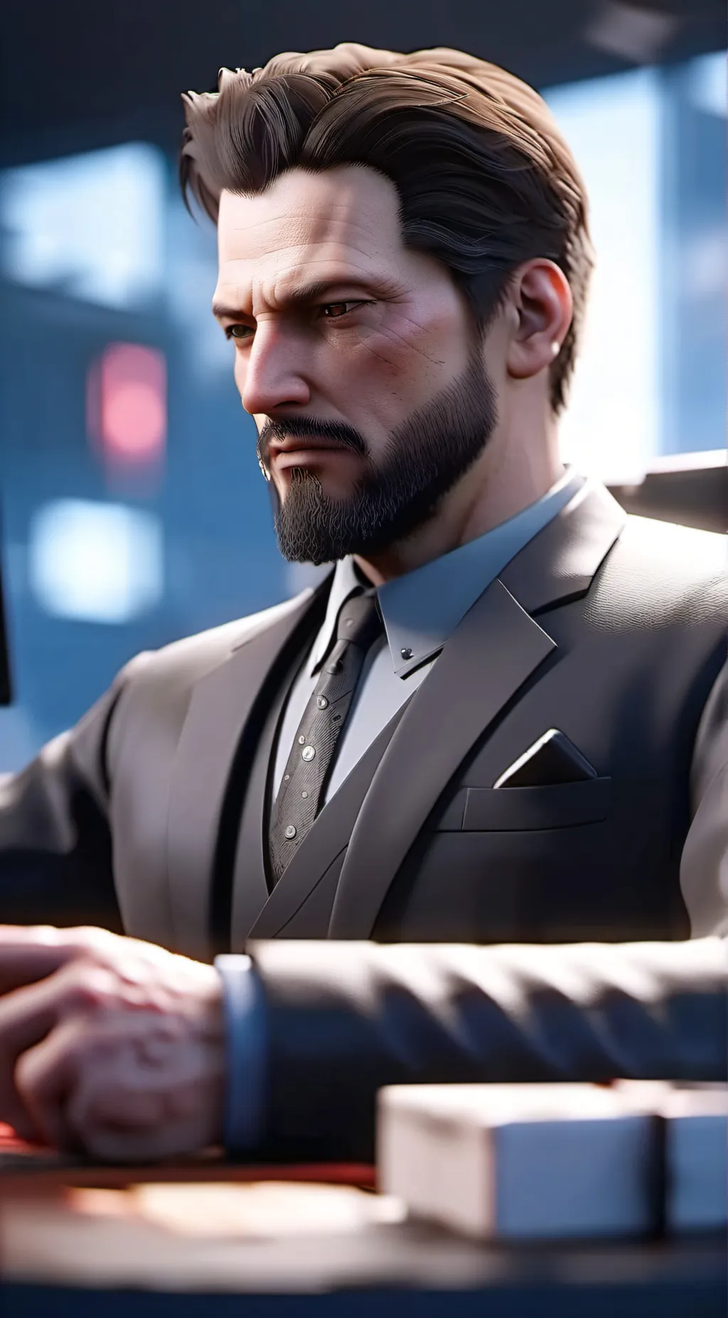 ai character: Snake background
