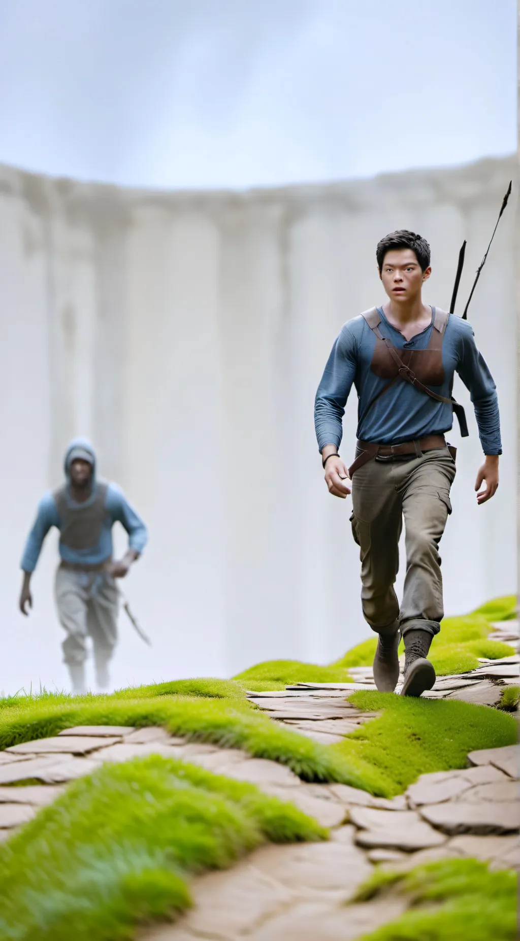 ai character: The maze runner  background