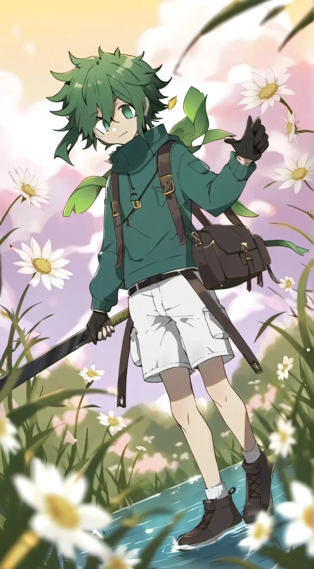 ai character: deku background