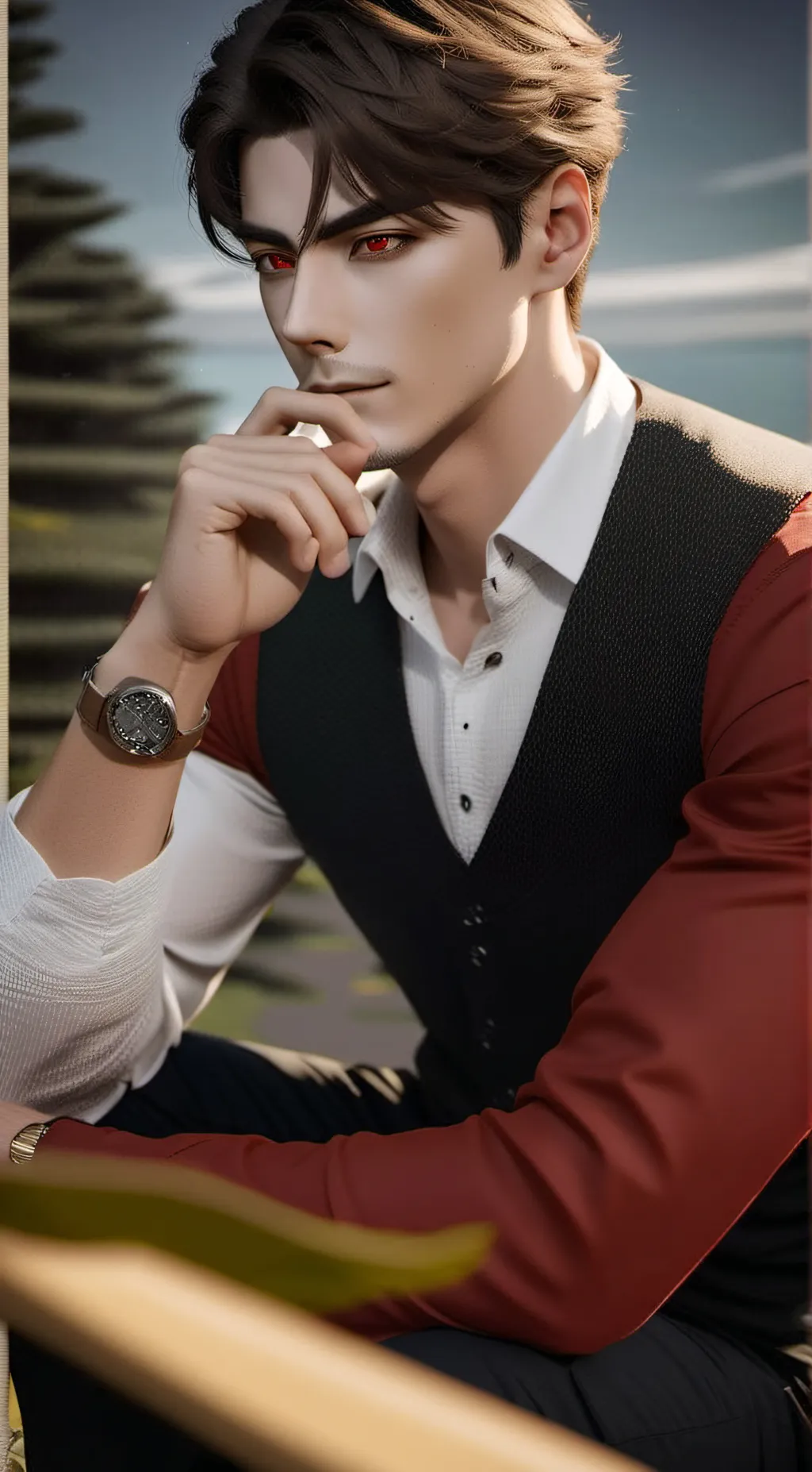 ai character: Ren background