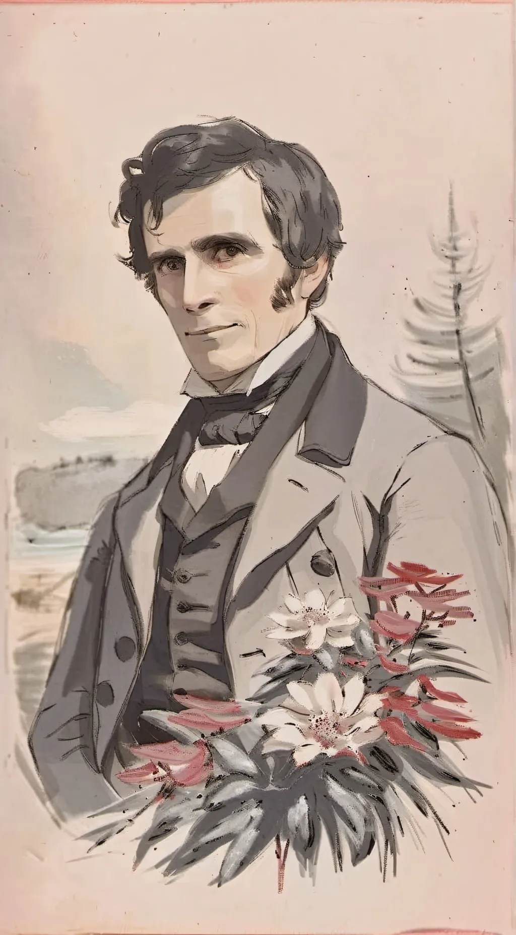 ai character: Franklin Pierce  background