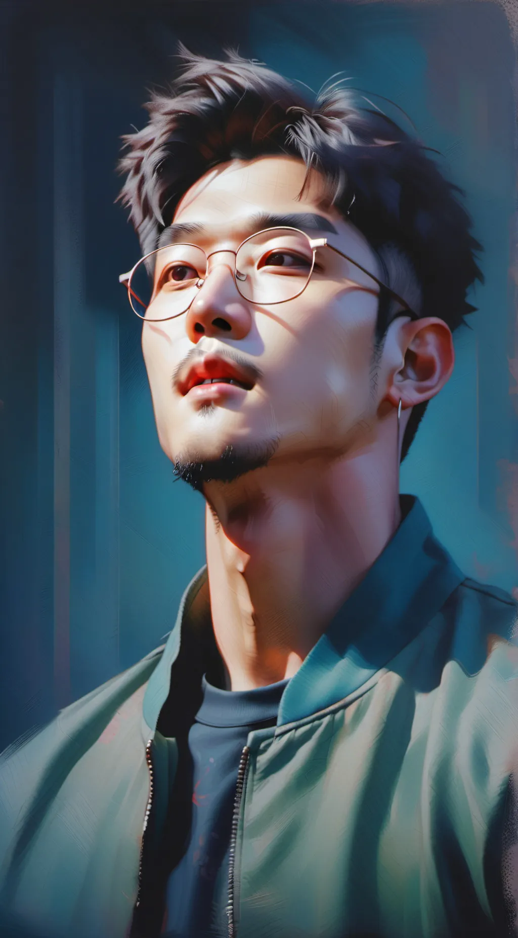 ai character: Kimoon Lee background