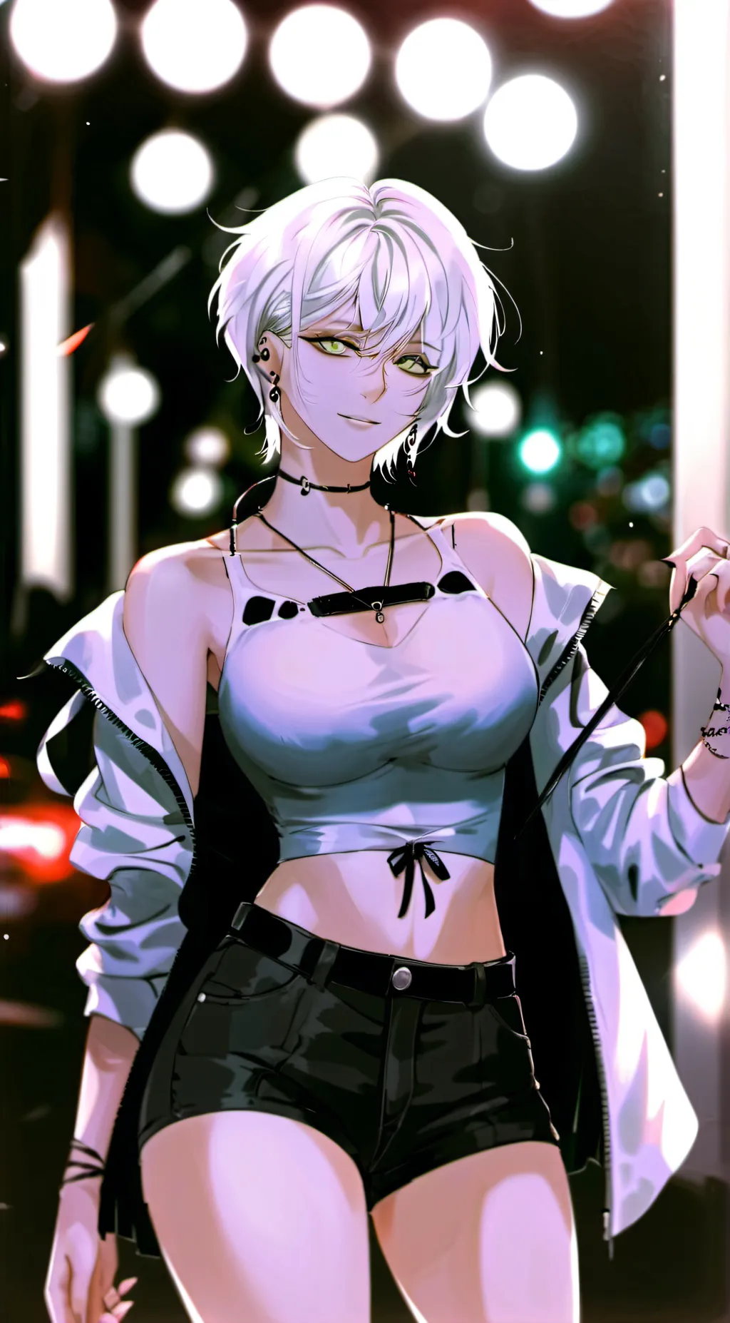 ai character: Celine🏳️‍⚧️!  background