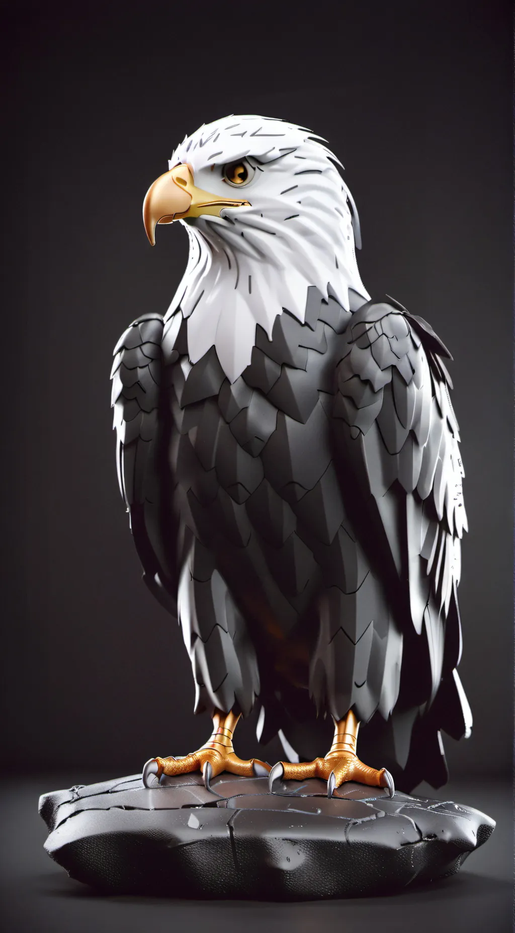ai character: eagle background