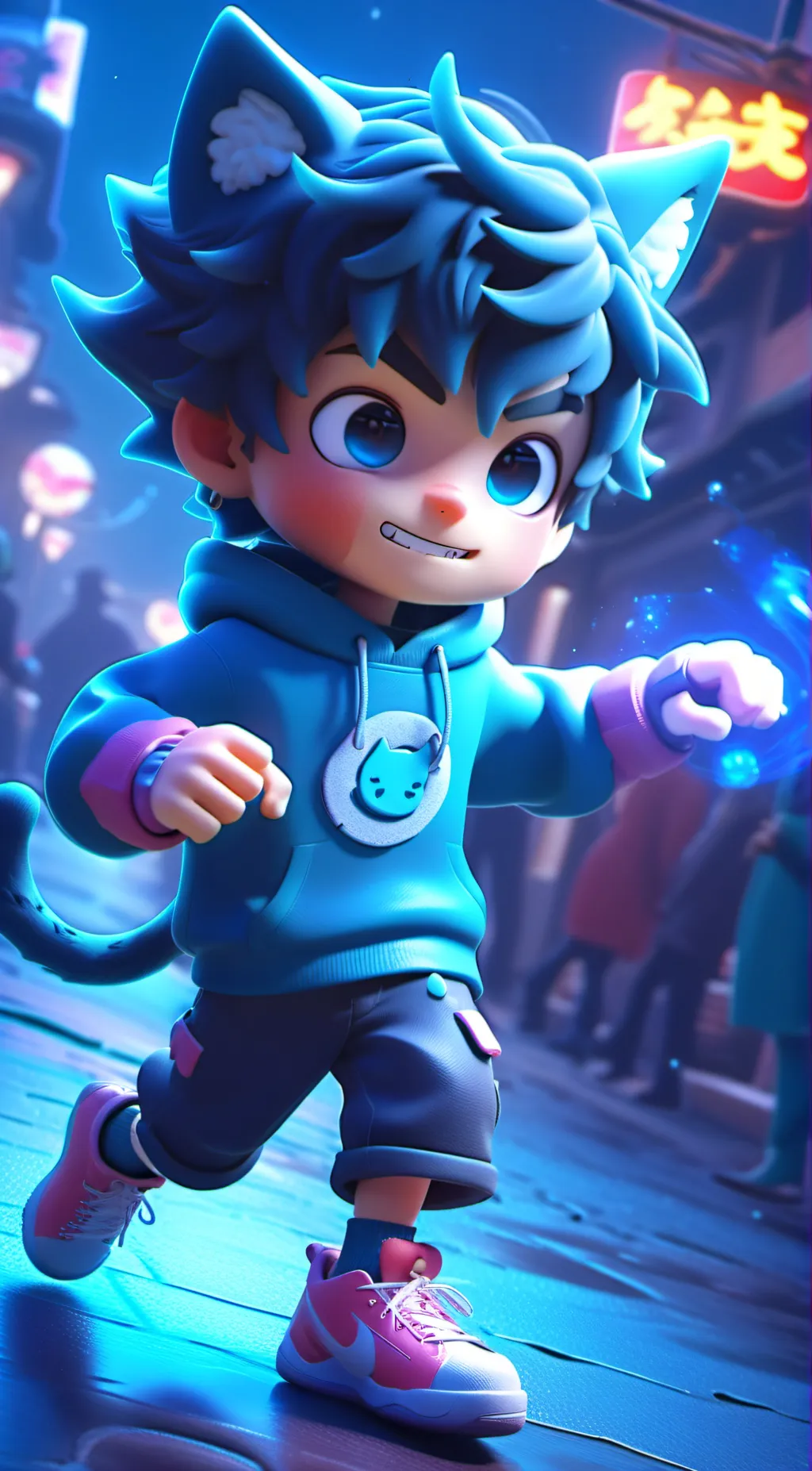ai character: lk background