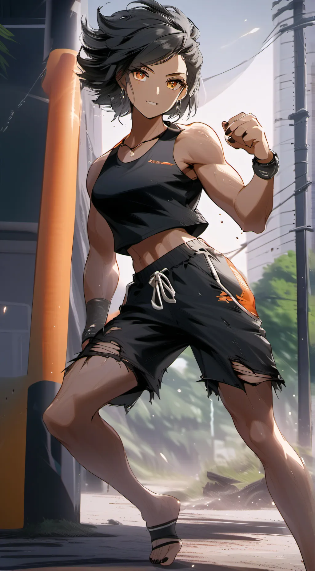 ai character: Tami background