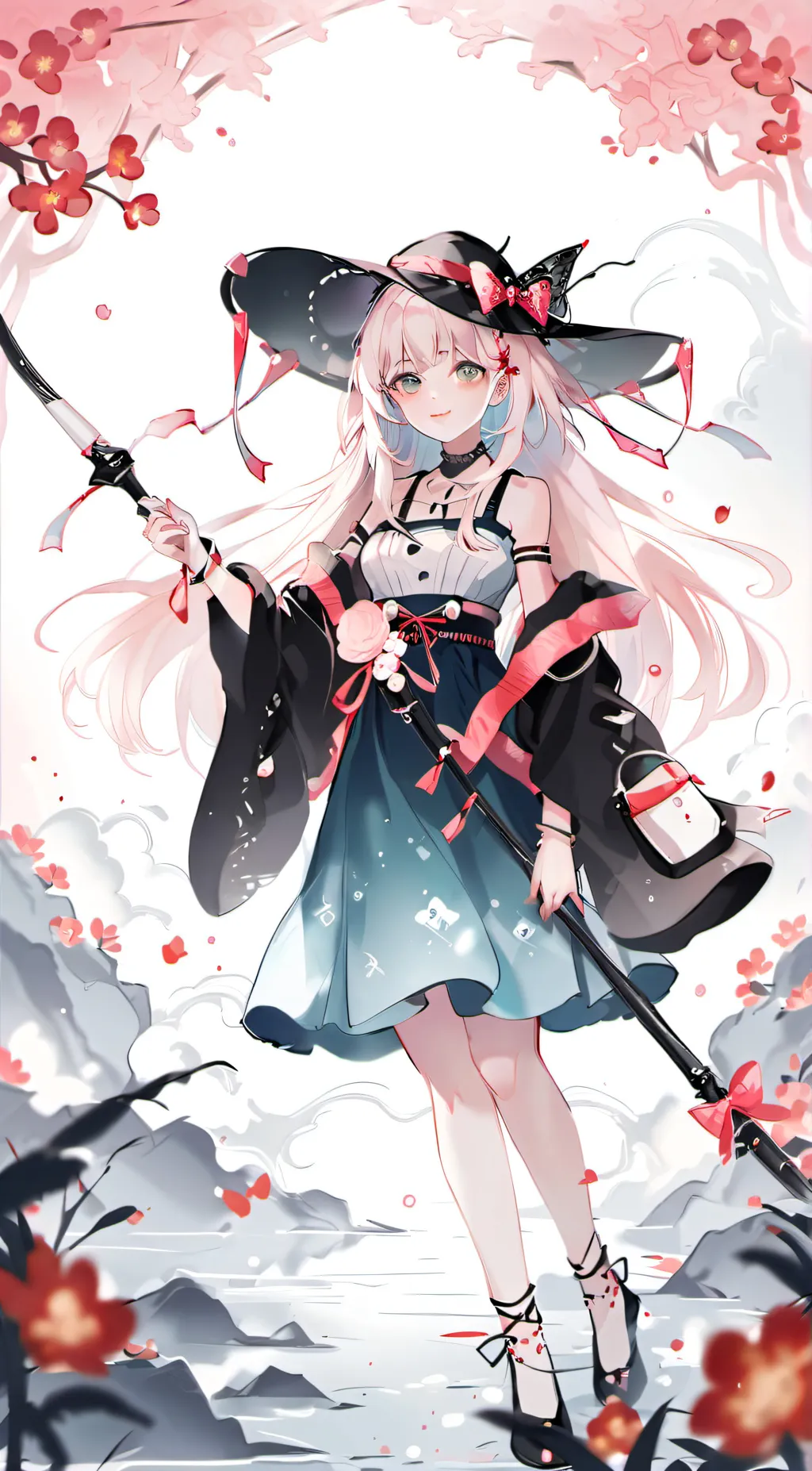 ai character: Sakura background