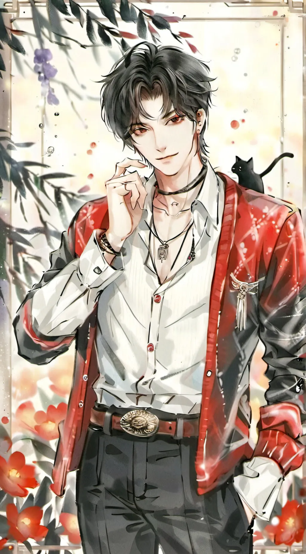 ai character: My lover boy  background