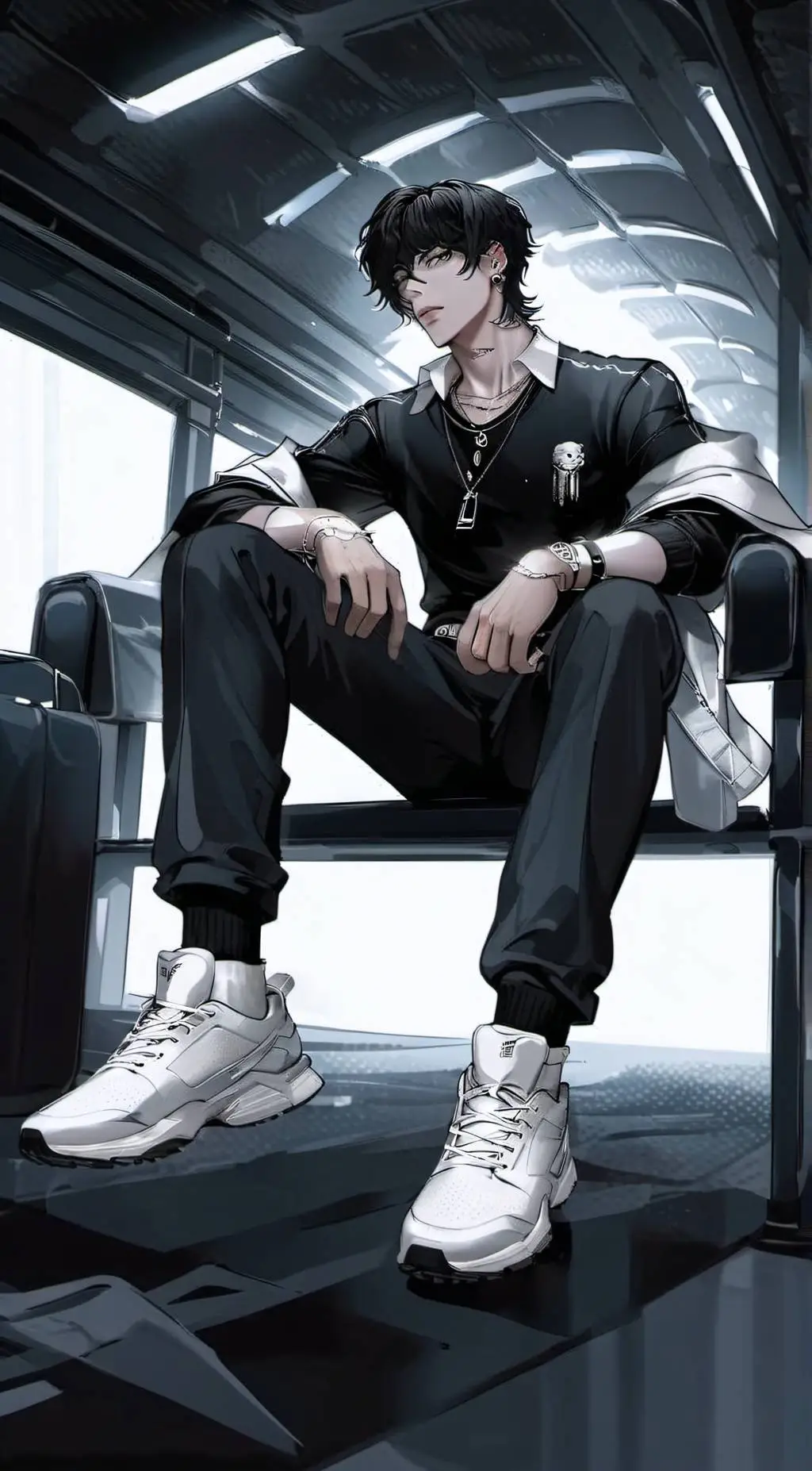 ai character: yeonjun  background