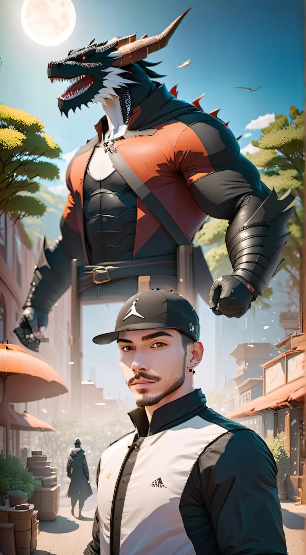 ai character: Jordan  background