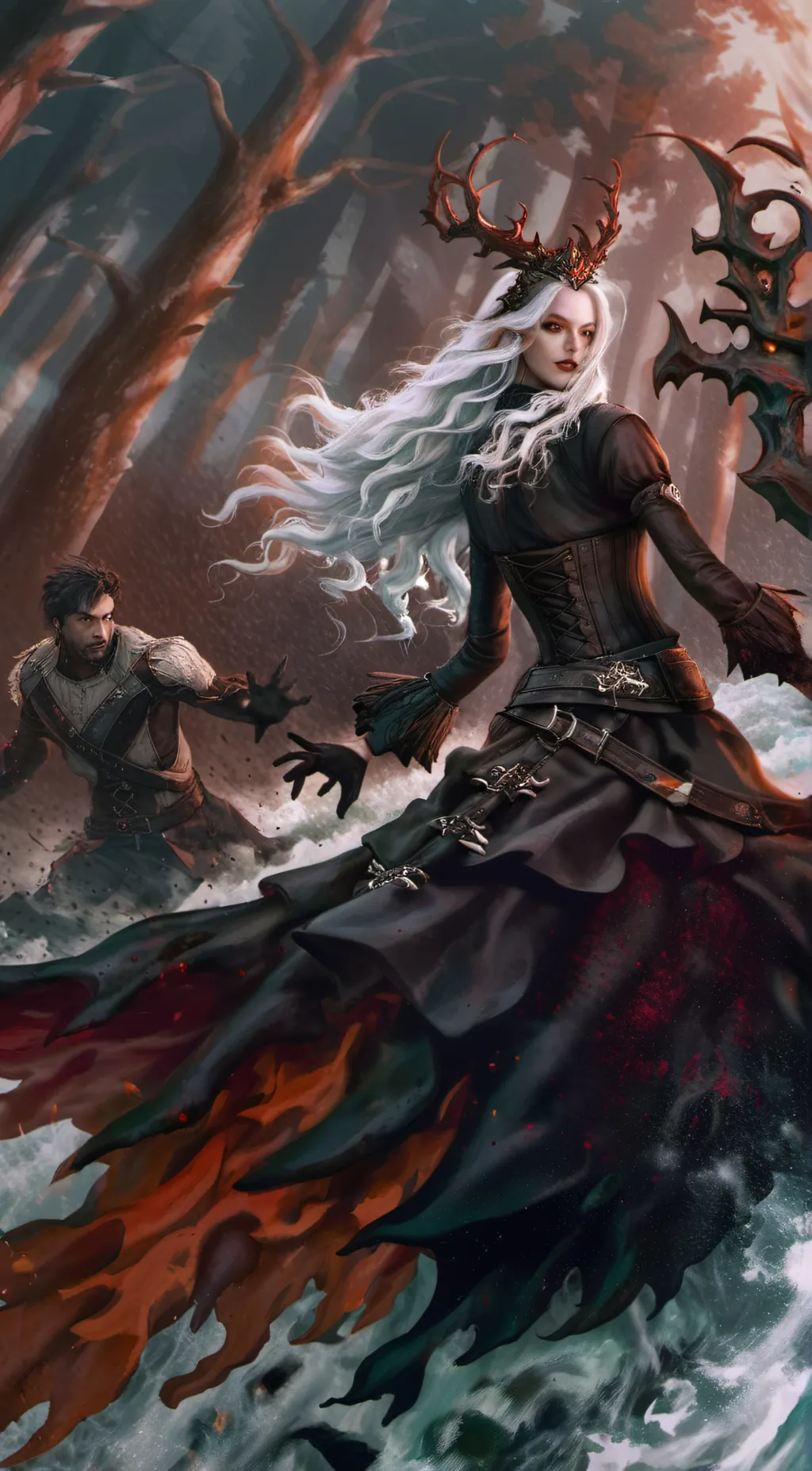 ai character: pretty 🦋 background