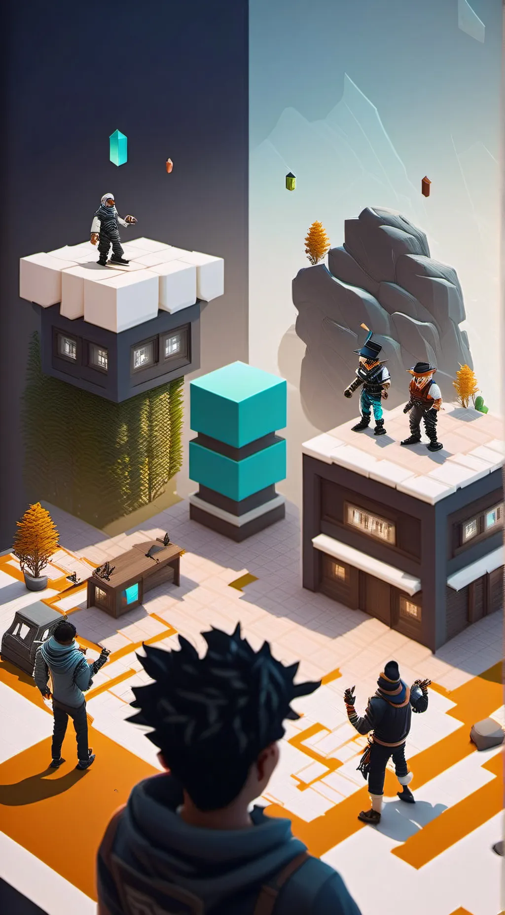 ai character: Roblox group background